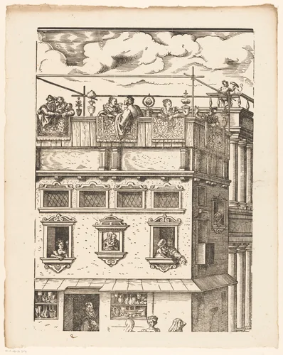 Festa della Sensa (tweede gedeelte) by Jost Amman, print, 1679