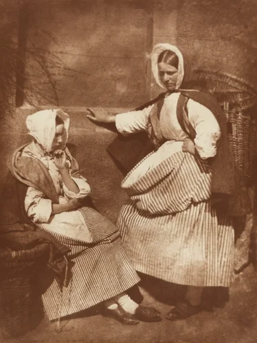 Newhaven Fishwives by David Octavius Hill, Robert Adamson, photograph, 1840
