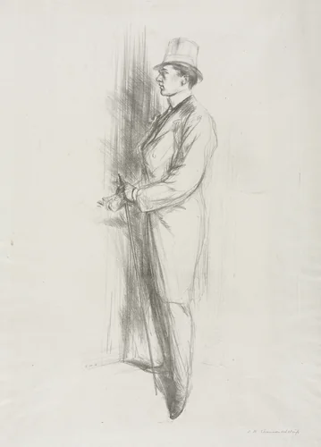 Sir Max Beerbohm by Charles Hasslewood Shannon, print, 1896