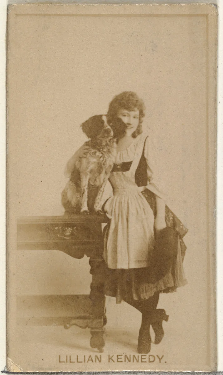 Lillian Kennedy, from the Actors and Actresses series (N145-8) issued by Duke Sons & Co. to promote Duke Cigarettes by W. Duke, Sons & Co., photograph, 1890-1895