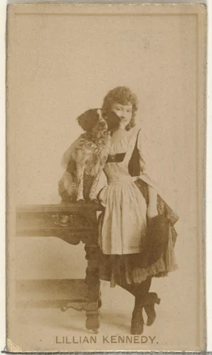Lillian Kennedy, from the Actors and Actresses series (N145-8) issued by Duke Sons & Co. to promote Duke Cigarettes by W. Duke, Sons & Co., photograph, 1890-1895