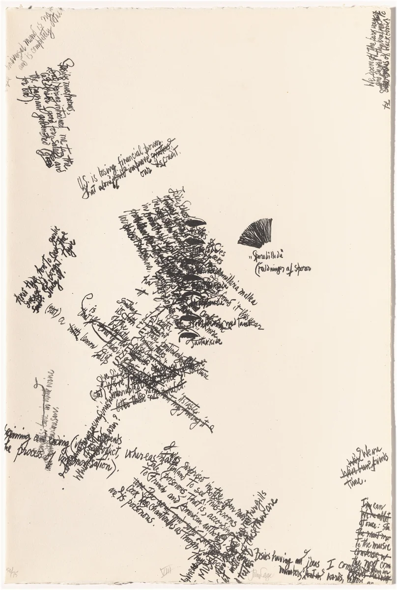 Untitled by John Cage, portfolio, 1972
