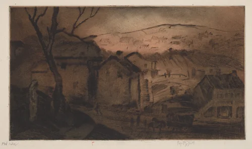 Jersey Hills by George Hart, print, 1923