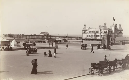 Rhyl, The Pavilion and Pier (No. 759) by Francis Bedford, photograph, 1860