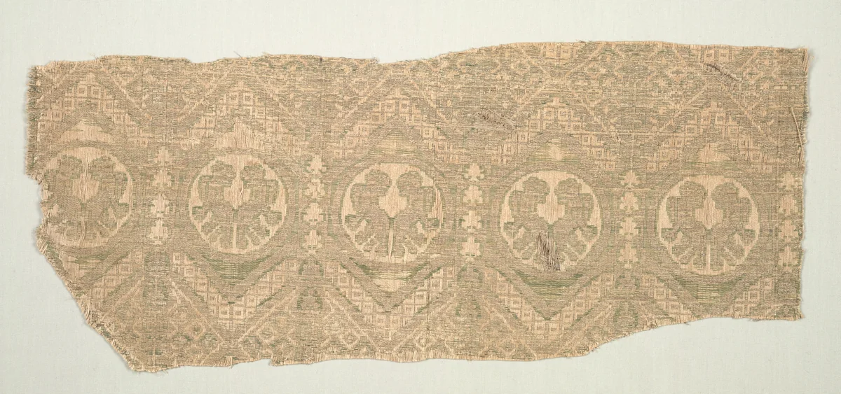 Textile Fragments by Unknown, textile, 1200-1299