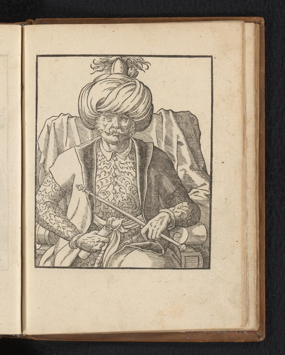 Ottomaanse veldheer by Unknown, print, 1578