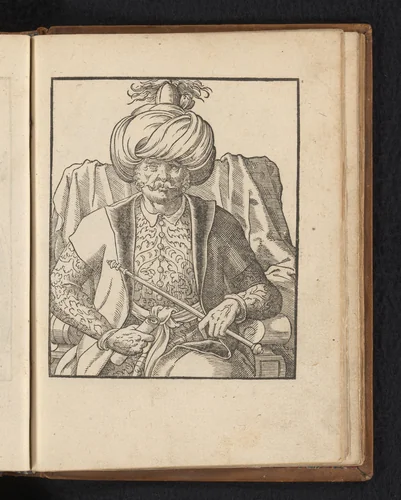 Ottomaanse veldheer by Unknown, print, 1578