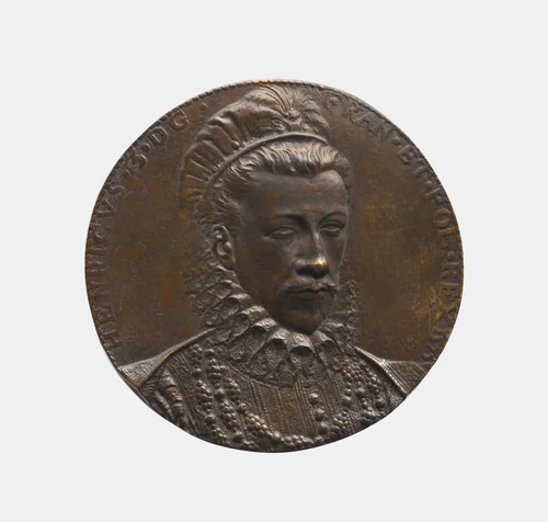 Henry III 1551-89, King of France 1574-89, elected King of Poland 1573 by Germain Pilon, metalwork, 1575