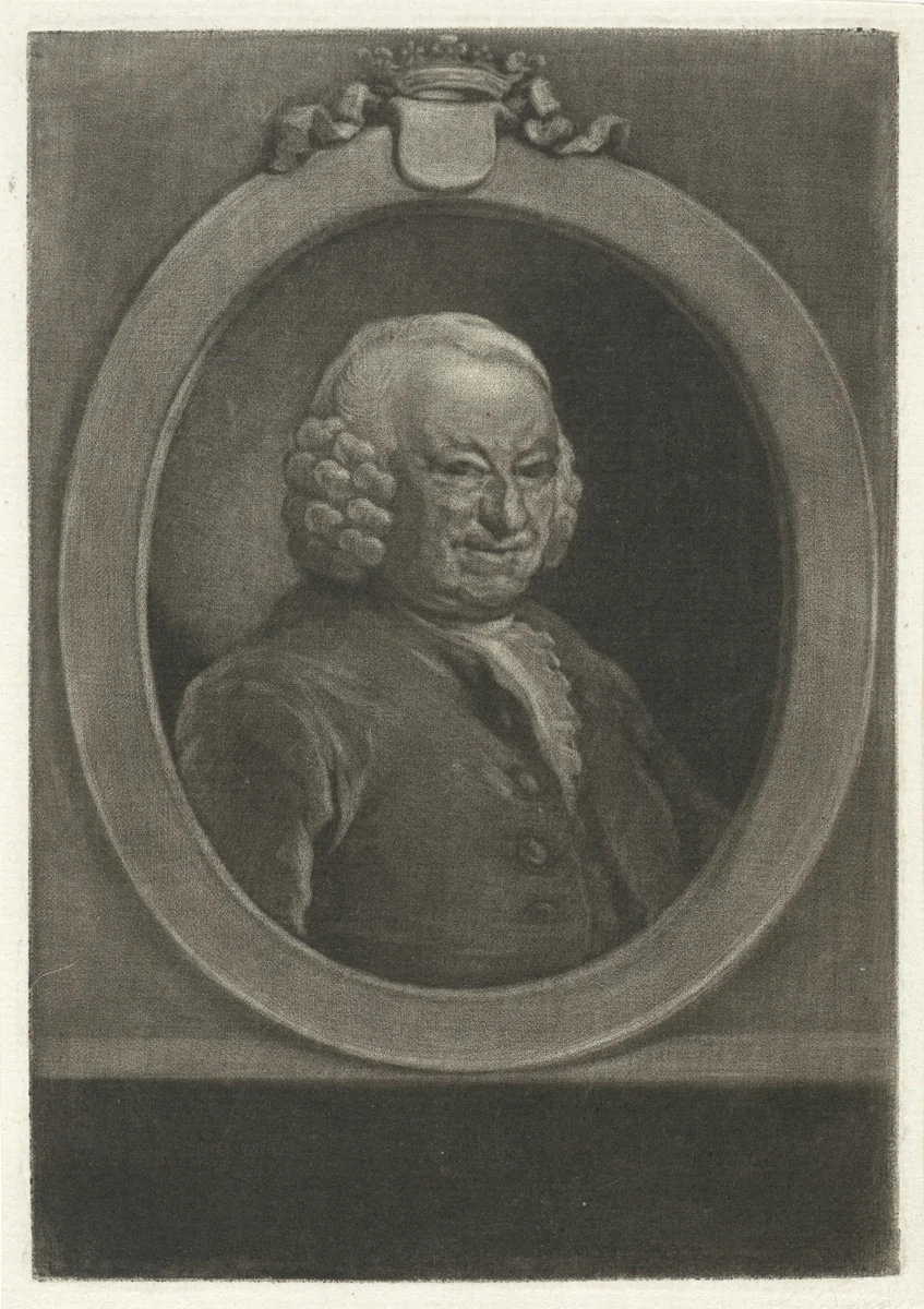Portret van Johan Hudde Dedel by Aert Schouman, print, 1778