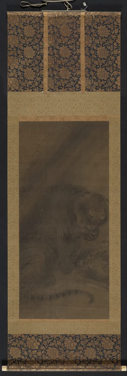 Tiger by Fachang Muqi, painting, 1250-1279