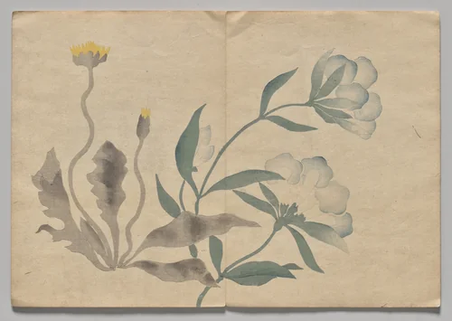 Scene from The Kōrin Picture Book (Volume 2) by Nakamura Hōchū (中村芳中), book, 1802-1899