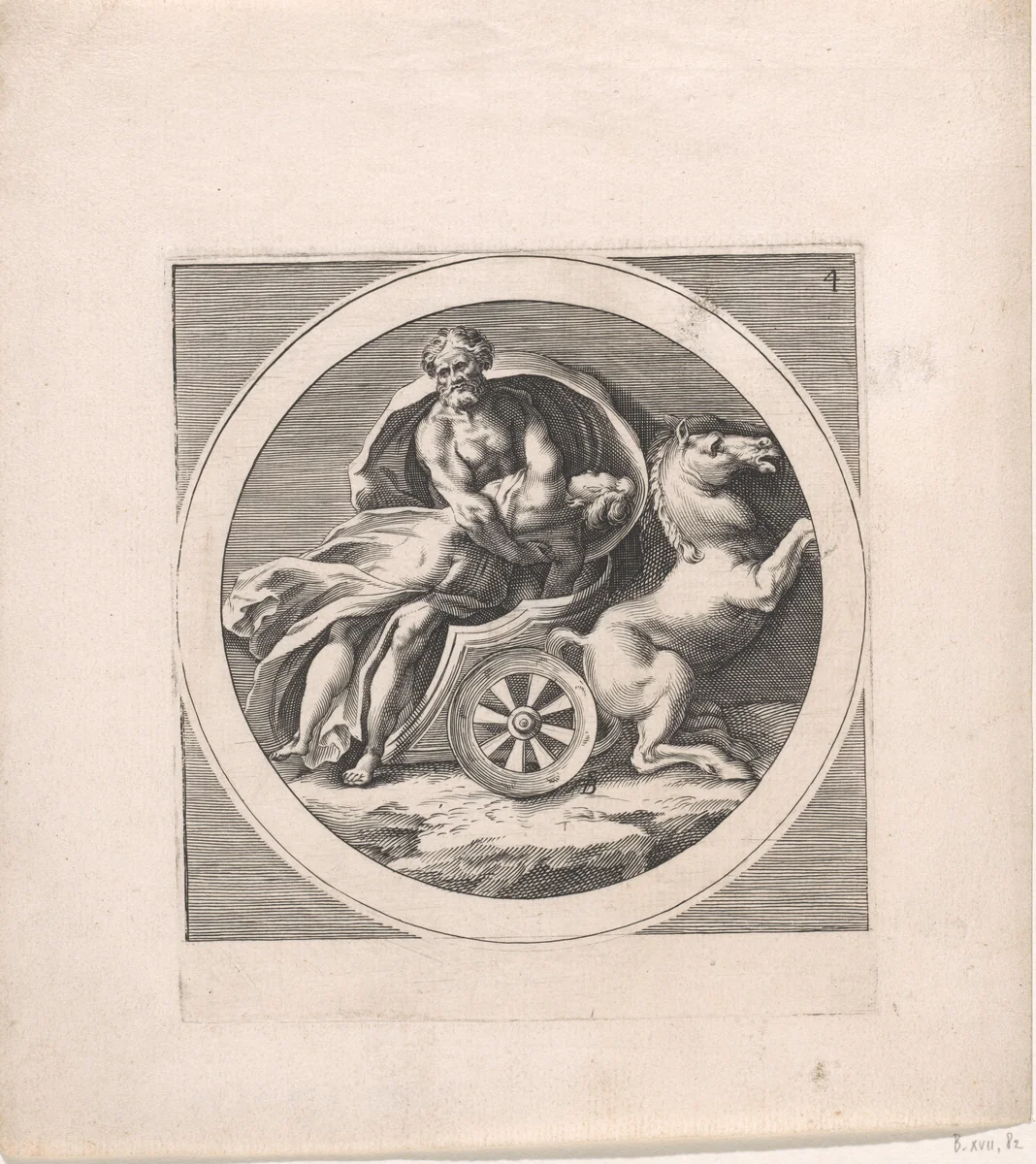Pluto en Proserpina by Unknown, print, 1563-1615