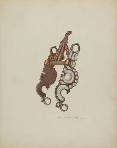 Spade Bit by Rose Campbell-Gerke, index of american design, 1939
