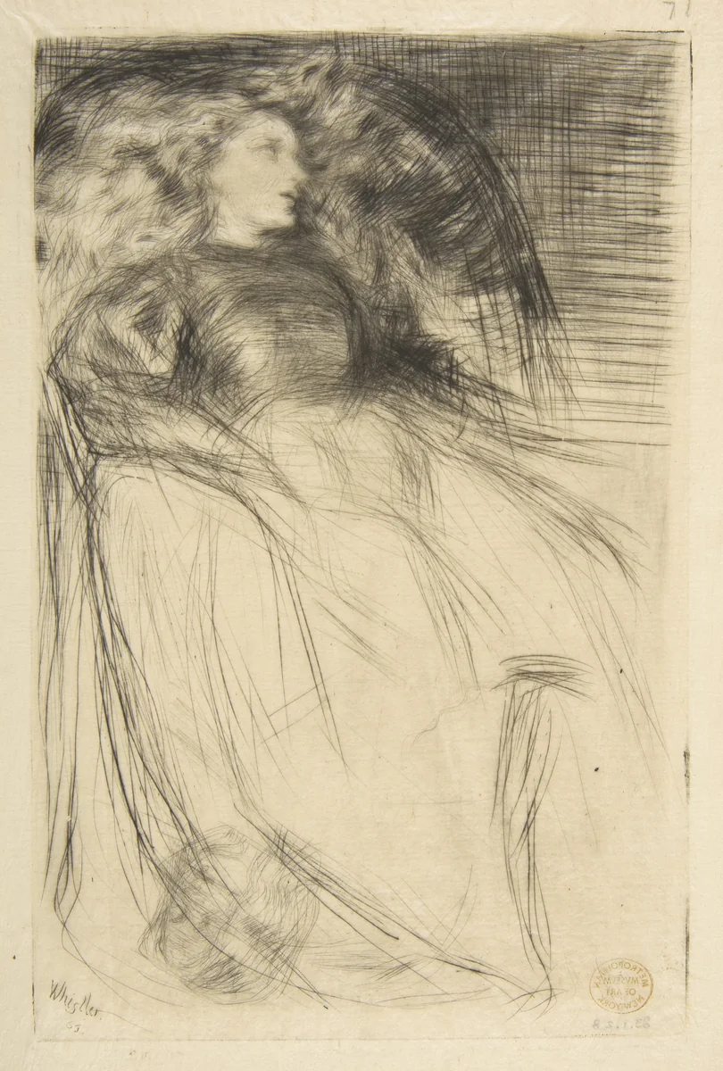 Weary by James McNeill Whistler, print, 1863