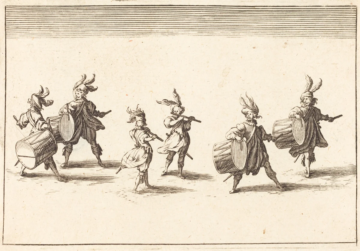 Entry of M. de Macey by Jacques Callot, print, 1627-1699