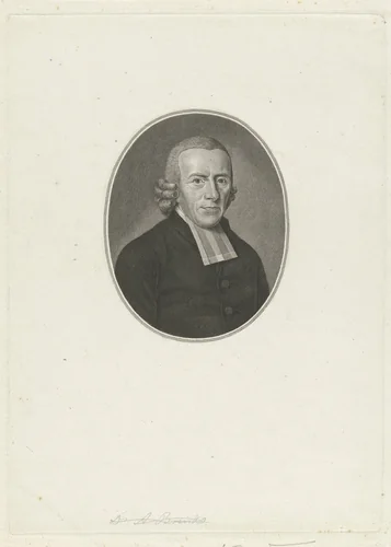 Portret van Johannes Henricus Nieuwold by Walraad Nieuwhoff, print, 1800-1837