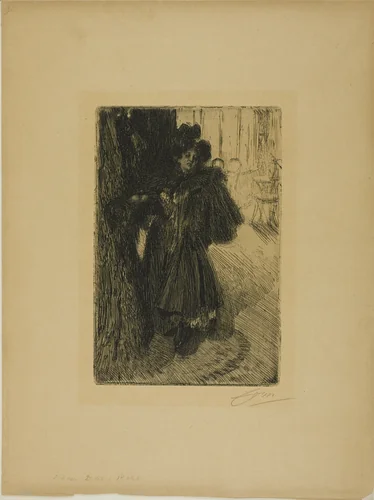 Effet de Nuit II by Anders Zorn, print, 1895