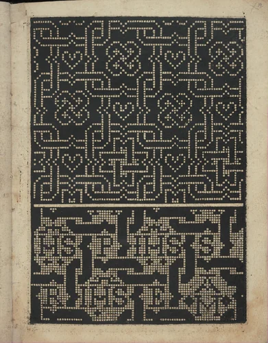 Libbretto nouellamete composto per maestro Domenico da Sera...lauorare di ogni sorte di punti, page 19 (recto) by Domenico da Sera, book, 1532