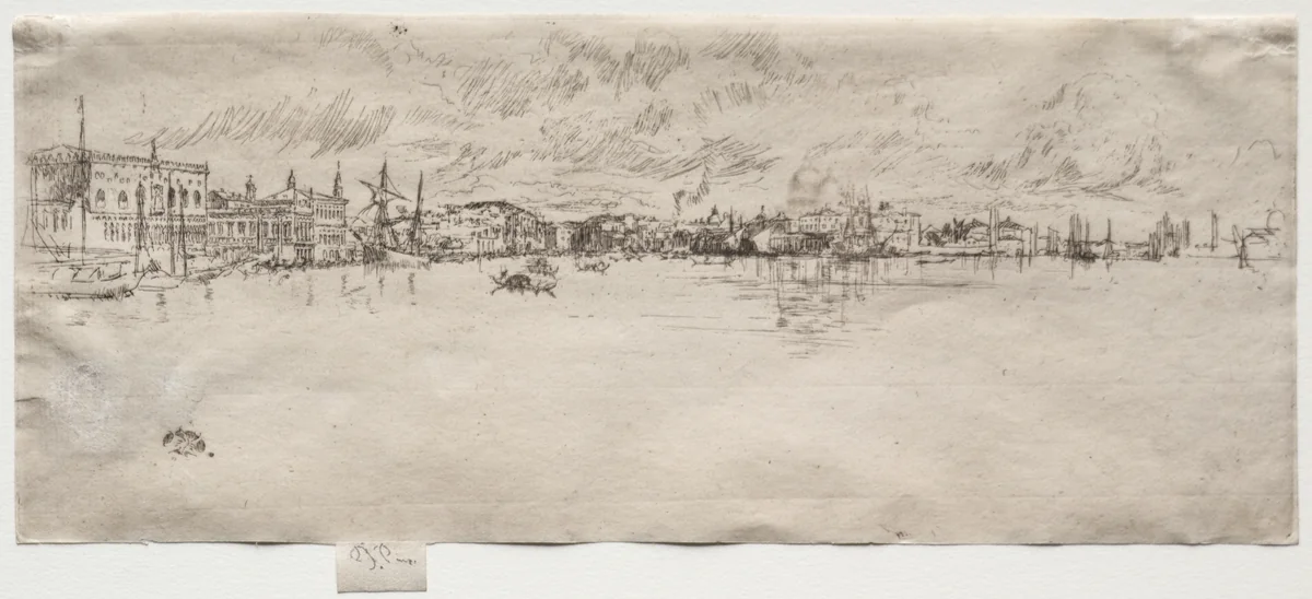 Long Venice by James McNeill Whistler, print, 1879-1880