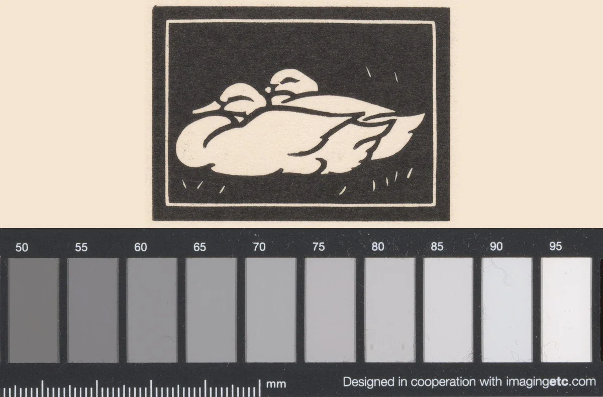 Twee eenden by Julie de Graag, print, 1923-1924