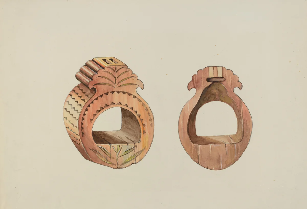 Stirrup by American 20th Century, index of american design, 1935-1942