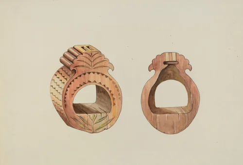 Stirrup by American 20th Century, index of american design, 1935-1942