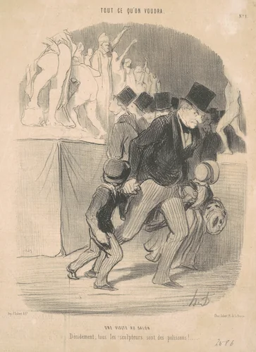 Tout ce qu'on voudra by Honoré Daumier, print, 1847