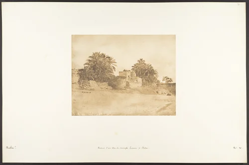 Ruines d'un Arc-de-triomphe Romain, à Philae by Maxime Du Camp, photograph, 1850