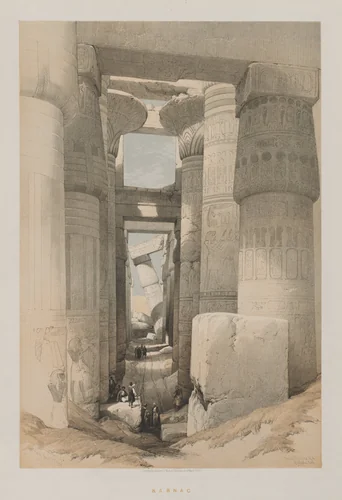 Egypt and Nubia, Volume II: Karnak by Louis Haghe, print, 1847