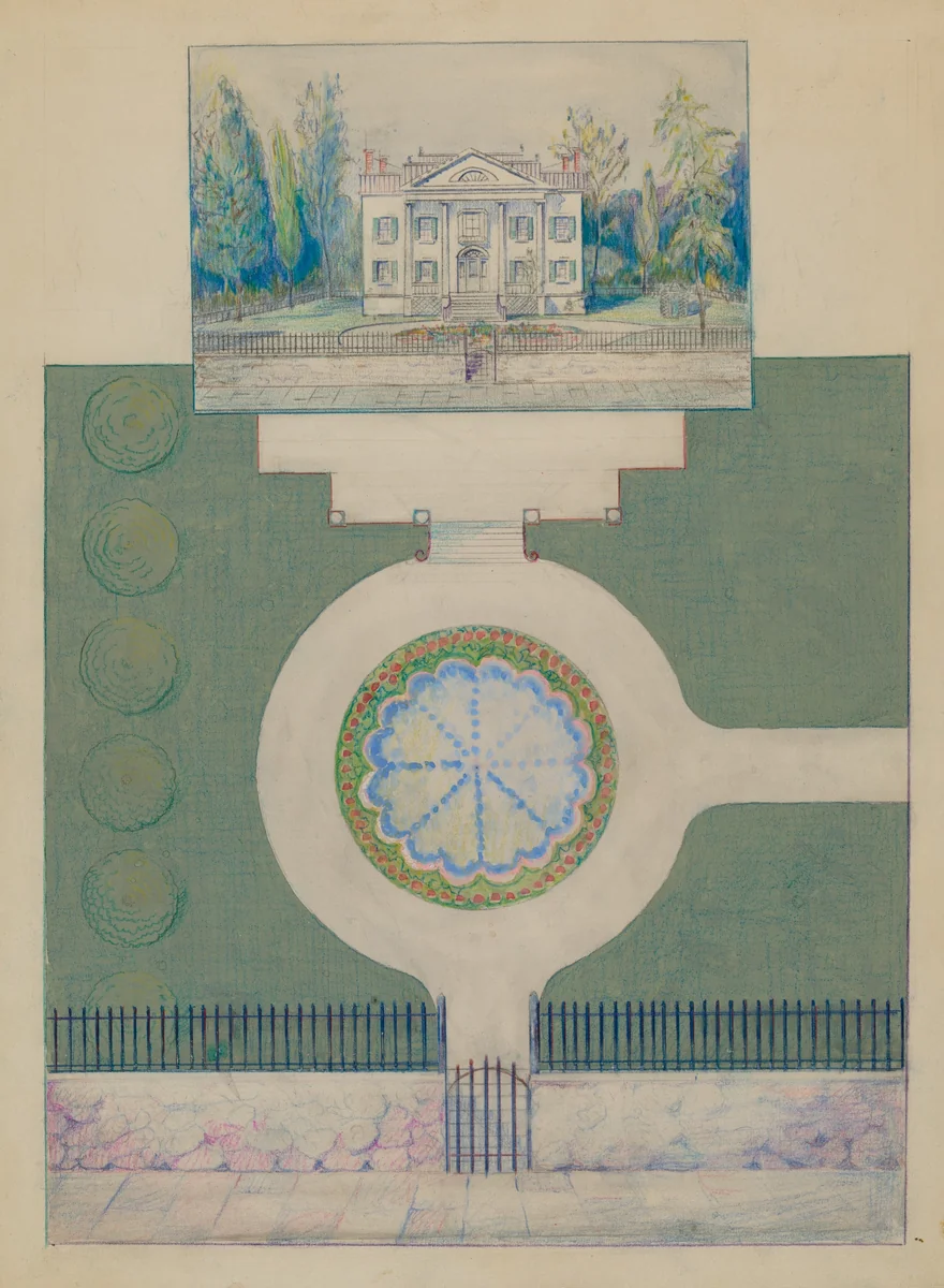 Coster House by Meyer Goldbaum, index of american design, 1936