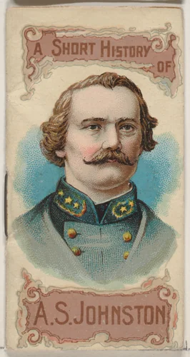 A Short History of General Albert Sydney Johnston, from the Histories of Generals series of booklets (N78) for Duke brand cigarettes by W. Duke, Sons & Co., print, 1888