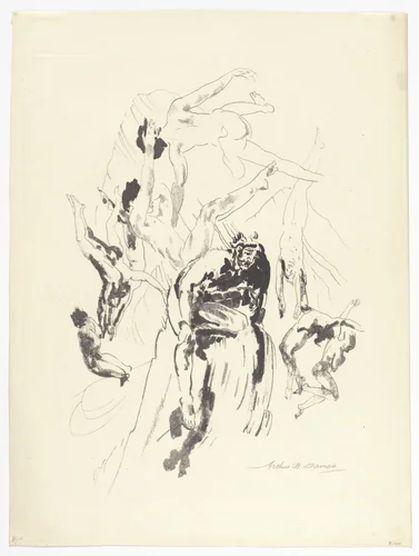 Bird Men by Arthur B. Davies, print, 1919