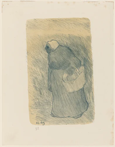 Paysanne avec pannier by Henri Gabriel Ibels, print, 1895