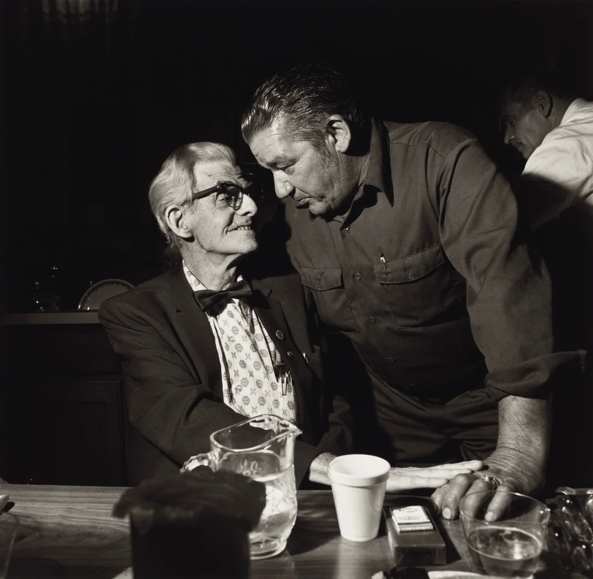 John Sabatine and Father-in-Law, Martins Creek, Pennsylvania by Larry Fink, photograph, 1977
