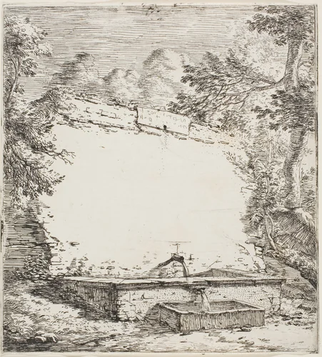 Title Page by Karel Dujardin, print, 1642-1678