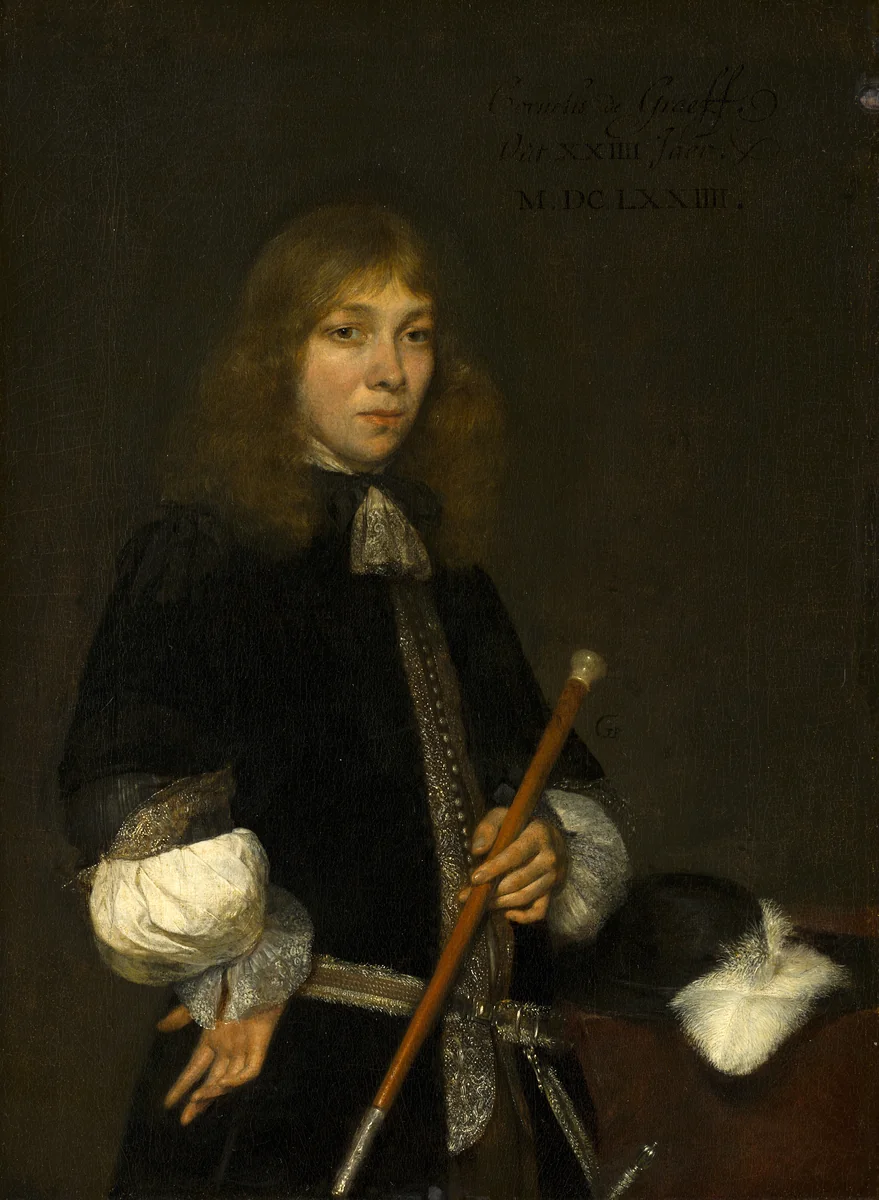 Portrait of Cornelis de Graeff (1650-1678) by Gerard ter Borch, painting, 1673