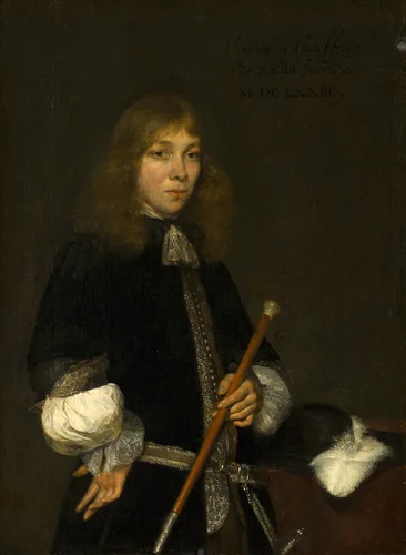Portrait of Cornelis de Graeff (1650-1678) by Gerard ter Borch, painting, 1673