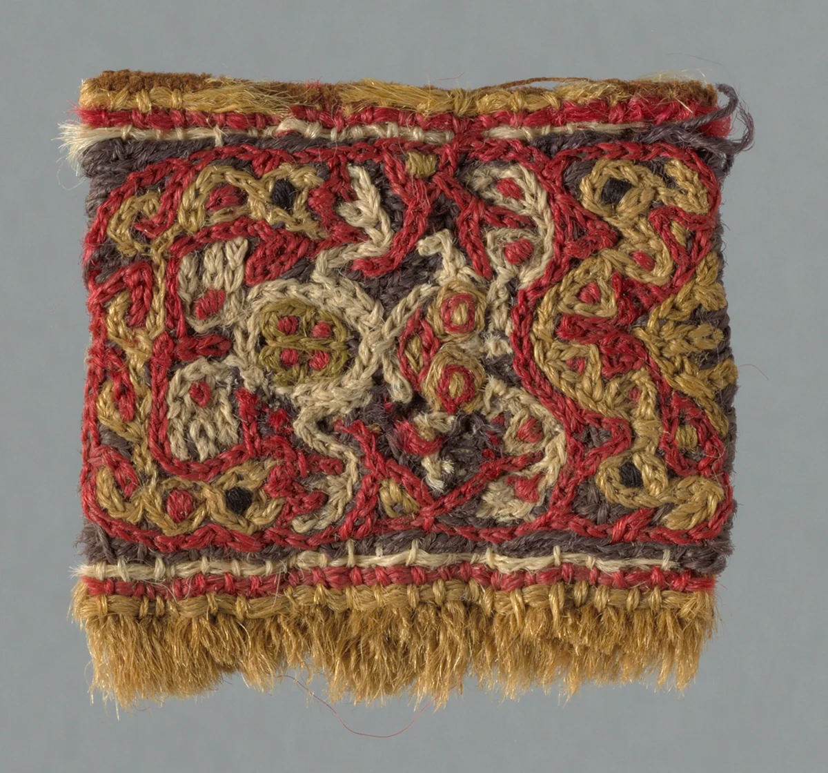 Ornamental Tab by Peru, textile, 1000-1476