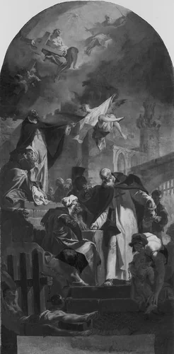 St. John of Matha and St. Felix of Valois Ransoming Christian Slaves by Franz Xavier Karl Palko, painting, 1740-1750