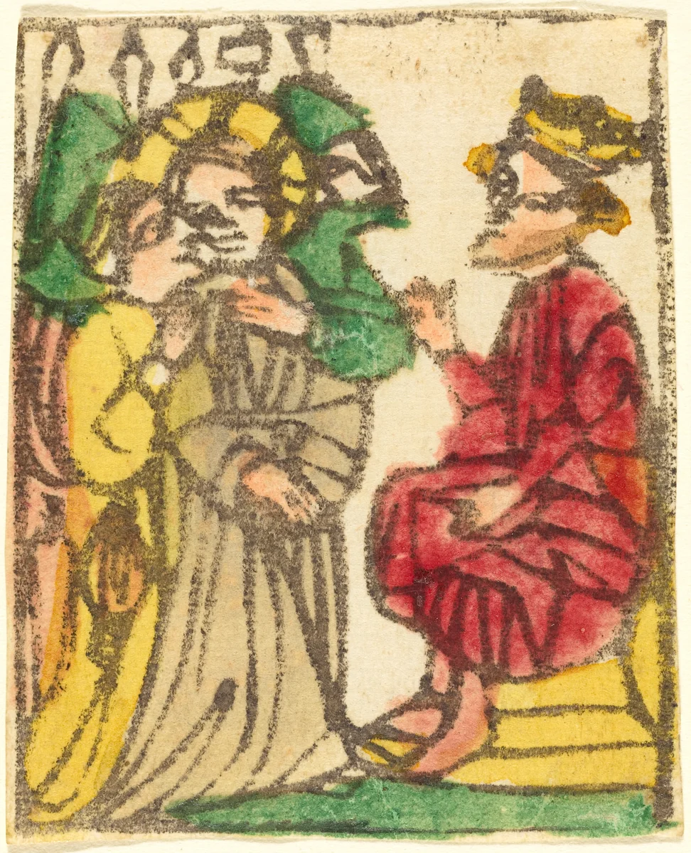 Christ before Herod by German 15th Century, print, 1425-1450