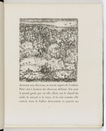 In-text plate (page 5) from Daphnis et Chloé by Pierre Bonnard, illustrated book, 1902