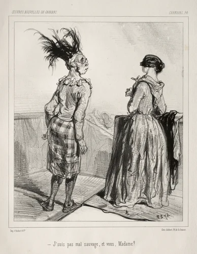 Carnaval by Paul Gavarni, print, 1824-1847