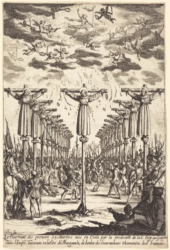 The Martyrs of Japan by Jacques Callot, print, 1627-1628