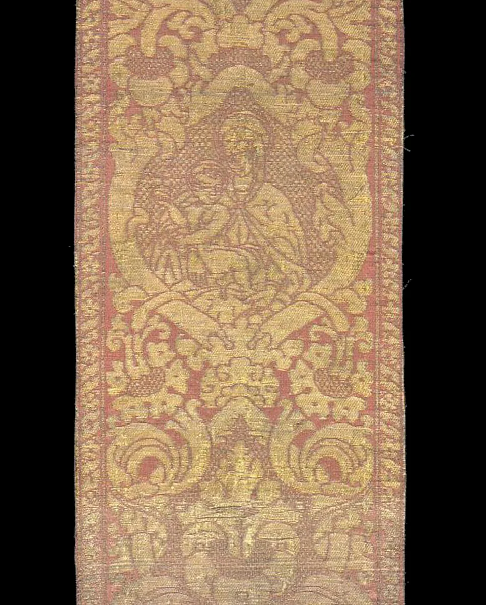 Orphrey Band by Italy, textile, 1401-1500
