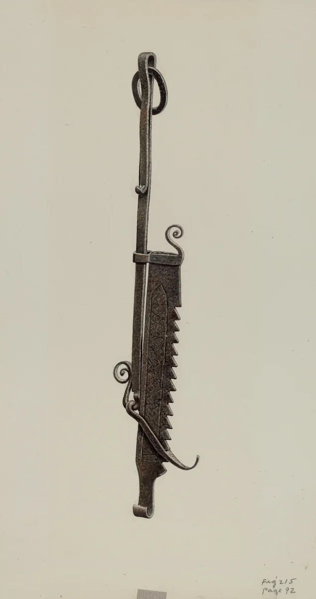 Trammel by Wellington Blewett, index of american design, 1938