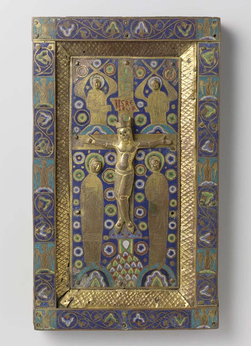 Front cover of an Evangeliary with the Crucifixion by anonymous, other, 1200-1225