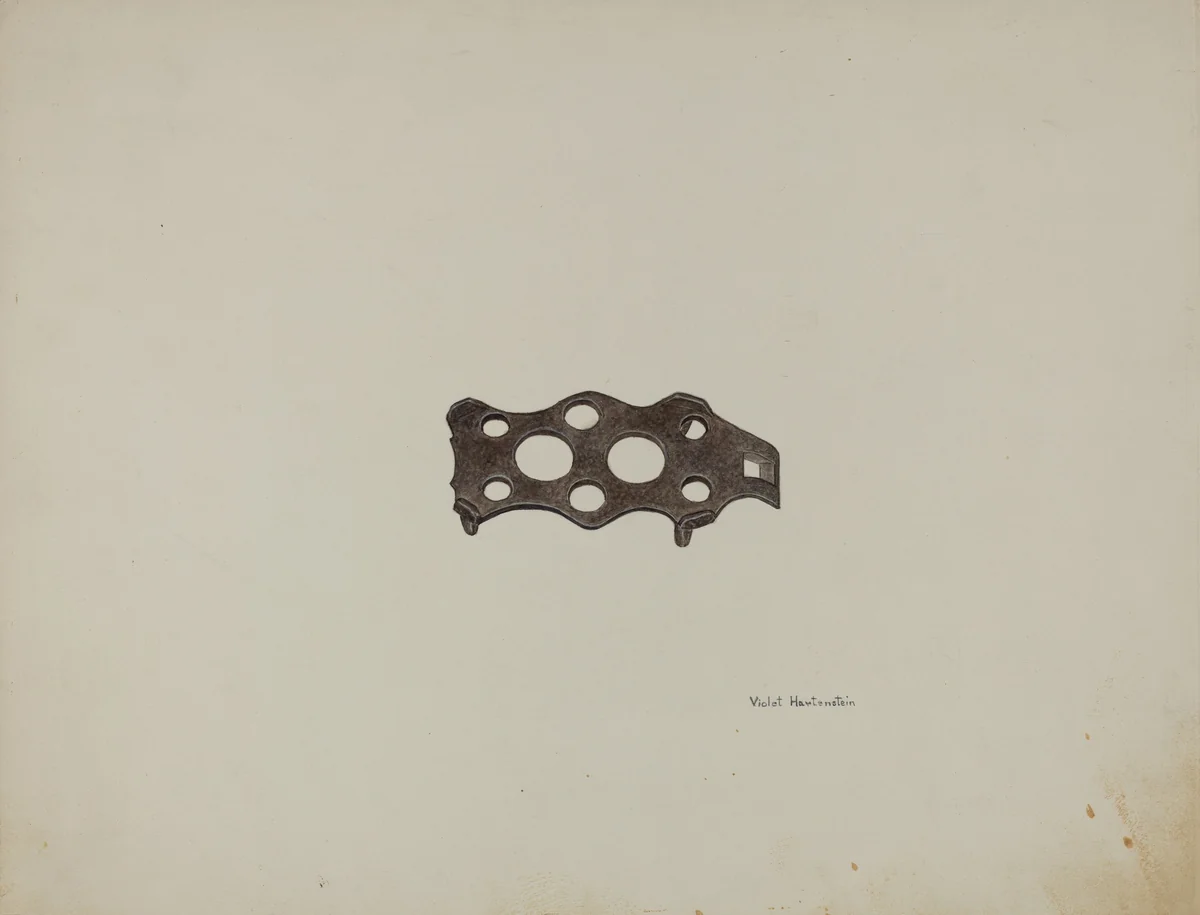 Metal Trivet by Violet Hartenstein, index of american design, 1942
