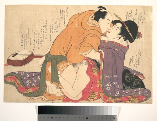 Erotic Print by Kitagawa Utamaro (喜多川歌麿), print, 1753-1806