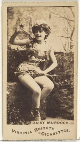Daisy Murdoch, from the Actors and Actresses series (N45, Type 1) for Virginia Brights Cigarettes by Allen & Ginter, photograph, 1885-1891