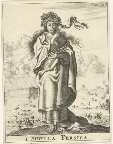 Perzische Sibille by Jan Luyken, print, 1684